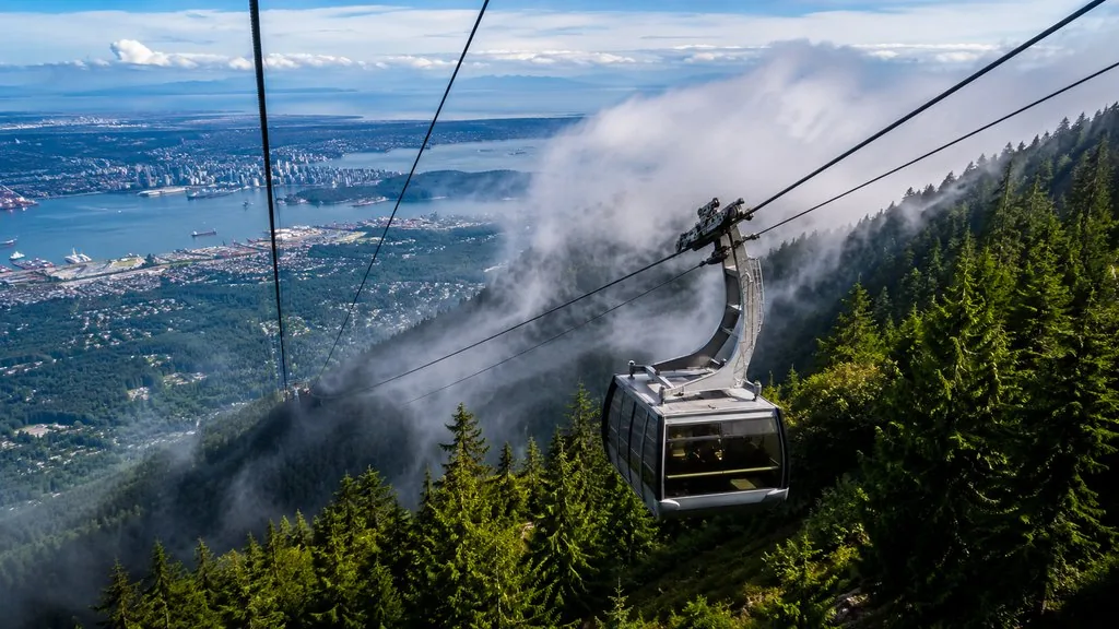 The Grouse Mountain Skyride, included on the combo tours